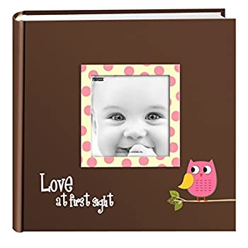【中古】【インポート品・未当て嵌める】Pioneer Photo Albums EV-246FB/O 200-Pocket Baby Owl Printed Designer Frame Cover Photo Album, Pink by Pioneer Photo Albums
