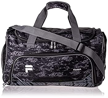 【中古】【インポート品・未当てはめる】Fila Source Sm 旅行 体育館 運動競技 ダッフルバッグ, Black Digi Camo, One Size
