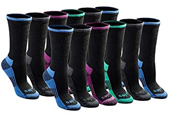 【中古】【インポート品・未当てはめる】Dickies レディース Dritech アドバンスド モイスチャーウィッキング 労働者の一団靴下 (6/12ありの実) US 大いさ: Shoe Size: 6-9 色合い: 黒いこと