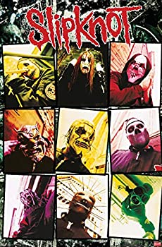 【中古】【輸入品・未使用】Trends International スリップノットグリッド ウォールポスター 22.375\