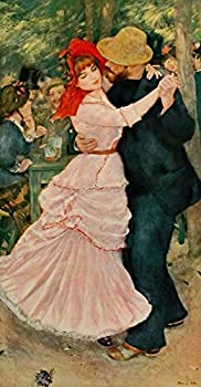 【中古】【インポート品・未当てはめる】Posterazzi 「Dance at The Bougival」 1883 貼り出し ピエール・オーギュスト・ルノワール作 (8×10)
