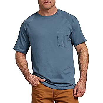 【中古】【インポート品・未当て嵌める】Dickies メンズ 半袖演奏冷やかすプルオーバー, ダスティブルー, Large Tall