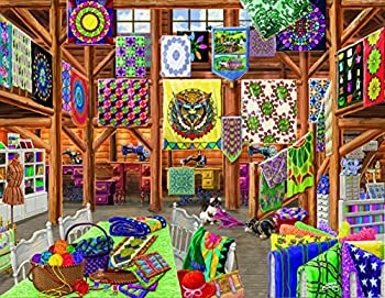 【中古】【輸入品・未使用】Quilted with Love (Large Piece) 1000 pc Jigsaw Puzzle by SunsOut - Large oversized easy to grasp puzzle pieces｜スカイマーケットプラス