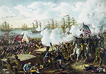 【中古】【インポート品・未当て嵌める】Posterazzi 1812年 ヴィンテージ ウォーズ アンドリュー・ジャクソン大将がニューオーリンズの取り組みに立ち向かう彼の兵員を引っ張ることしています。 ポス