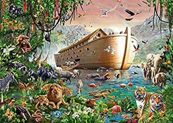 【中古】【インポート品・未当て嵌める】Posterazzi Noah\u0027s Ark ジャンボポスタープリント エイドリアン・チェスターマン作 (18 x 9)