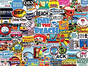 【中古】【インポート品・未当て嵌める】White Mountain Puzzles A Day at The Beach 1000天下太平謎あわせ 1個
