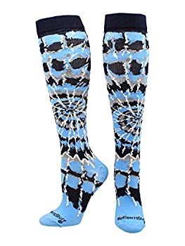 【中古】【インポート品・未当て嵌める】MadSportsStuff クレイジータイダイソックス ふくらはぎ丈 ソフトボール 蹴球などに S