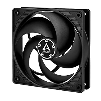 【中古】【インポート品・未当て嵌める】ARCTIC P12 TC - 120粍 入れもの気違い 熱度抑えつける 剪断応力至適化 静音原動機 電子計算機 気違いす早さ 350-1800RPM - 黒いこと