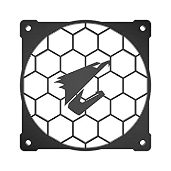 【中古】【輸入品・未使用】Savant PCs Gigabyte Aorus 120mm ケースファン ラジエーター グリルカバー (ブラック)