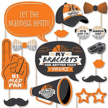 【中古】【輸入品・未使用】Big Dot of Happiness バスケットボール - Let the Madness Begin - カレッジバスケットボールパーティー写真ブース小道具キット - 20個｜スカイマーケットプラス 14,726円