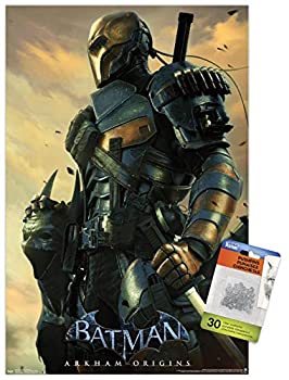 【中古】【輸入品・未使用】DCコミックス ビデオゲーム アーカム・オリジンズ デッドストローク ウォールポスター プッシュピン付き|スカイマーケットプラス