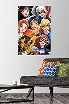 【中古】【輸入品・未使用】DC Comics TV - DC スーパーヒーローガールズ - グループウォールポスター プッシュピン付き｜スカイマーケットプラス