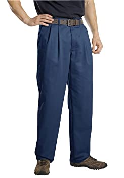 【中古】【輸入品・未使用】Dickies - - WP114コットンプリーツフロントパンツ, 30W x 32L, Dark Navy|スカイマーケットプラス