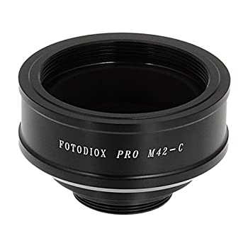 【中古】【輸入品・未使用】Fotodiox Pro Lens Mount Adapter Compatible with M42 Type 2 and Select Type 1 Lenses to C-mount Cameras