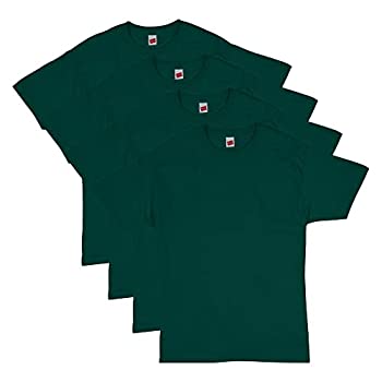 【中古】【輸入品・未使用】Hanes(ヘインズ) エッセンシャル半袖Tシャツ メンズ バリューパック 4枚セット US サイズ: Large カラー: グリーン