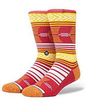 【中古】【インポート品・未当て嵌める】Stance メンズ 内耳トロージャンソックス L 深紅色