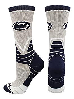 【中古】【輸入品・未使用】TCK Sports ペンシルバニア州立大学 ニッタニーライオンズ ビクトリー クルーソックス S グレー