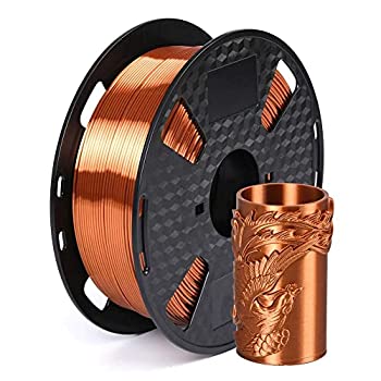 【中古】【輸入品・未使用】シルク銅PLAフィラメント 1.75mm 3Dプリンター 1K (2.2ポンド) シャイン シルキーシャイニーメタリック銅PLAフィラメント HZST3D