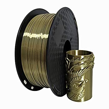 【中古】【輸入品・未使用】シルクアンティークゴールド 3Dプリンターフィラメント 1.75mm PLAフィラメント 1kg(2.2ポンド) シャイニーシルクアンティークゴールドプリント