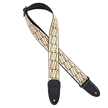 【中古】【輸入品・未使用】GRETSCH Double Penguins Strap Gold/Black ギターストラップ グレッチ