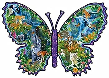【中古】【輸入品・未使用】RainforestバタフライA 1000-pieceジグソーパズルby SunsOut Inc。｜スカイマーケットプラス