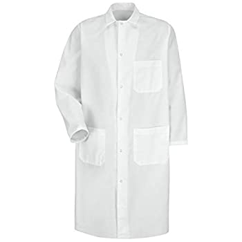 【中古】【輸入品・未使用】Red Kap Men 's RK GripperフロントスパンポリエステルButcherコート カラー: ホワイト