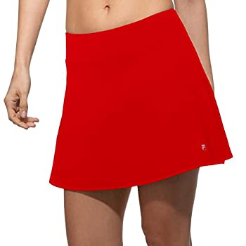 【中古】【インポート品・未当てはめる】(フィラ) Fila Core Flare テニススコート 15in レディース, クリムゾン, Large