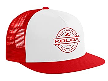 【中古】【輸入品・未使用】Joe's USA Koloa Surf - スラスター サーフボード ロゴ メッシュ バック トラッカーハット 15色, 赤/白/赤、赤の刺繍ロゴ入り。, One Size｜スカイマーケットプラス