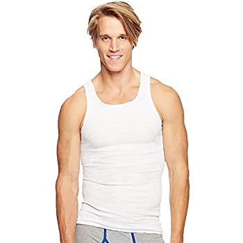 【中古】【輸入品・未使用】Hanes ultimate153?; ComfortSoft Taglessメンズリブ編みタンクアンダーシャツ3?- Pack|スカイマーケットプラス
