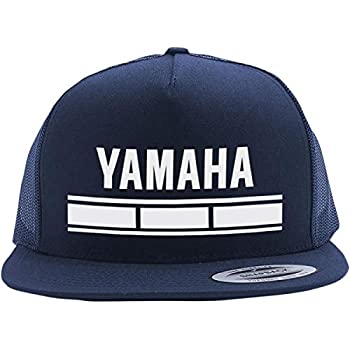 【中古】【インポート品・未当てはめる】Factory Effex ヤマハ 伝え話し スナップバック かぶり笠 米国海軍 OSFM 青碧 米国海軍, ブルーネイビー, One Size