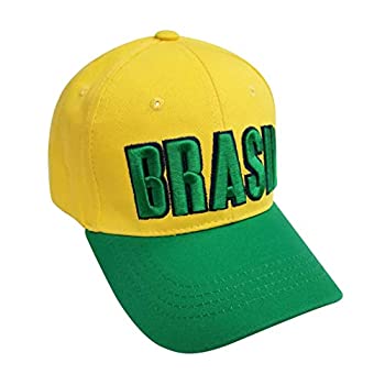 【中古】【輸入品・未使用】ブラジル ブラジル パパ キャップ トラッカーキャップ 野球帽 One Size イエロー