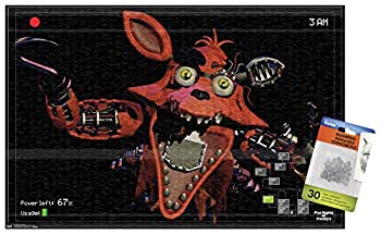 【中古】【輸入品・未使用】Five Nights at Freddy's フォクシーカメラウォールポスター プッシュピン付き