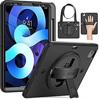 【中古】【輸入品・未使用】SEYMAC iPad Air 第4世代ケース iPad Pro 11インチケース 2021/2020/2018 完全保護 耐衝撃ケース スクリーンプロテクターペンシルホルダー付きハ