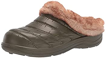 【中古】【輸入品・未使用】Skechers Women's Foamies Cozy Camper-Restful Clog, Olive, 8|スカイマーケットプラス