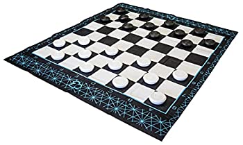 【中古】【インポート品・未当て嵌める】4Fun ジャンボチェッカー仕掛ける | ジャイアントチェッカーゲーム | インドア/アウトドアチェッカー | アウトドアボードゲーム