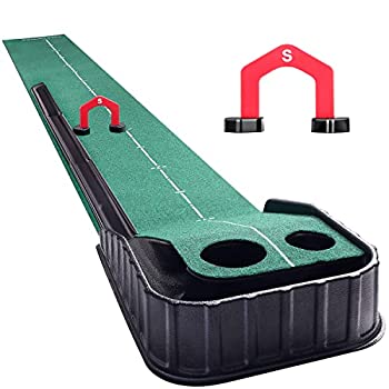 【中古】【輸入品・未使用】CHAMPKEY ダブルホールゴルフパッティングマット
