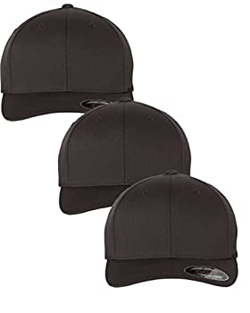 【中古】【輸入品・未使用】Flexfit メンズ アスレチック ベースボール フィットキャップ, ダークグレー (3点), Large-X-Large