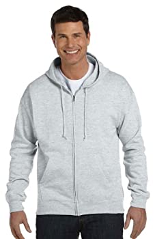 【中古】【輸入品・未使用】Hanes P180 Comfort Blend Ecosmart Full Zip Hoodie Size - Large - Ash