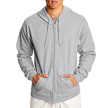 【中古】【輸入品・未使用】Hanes P180 Comfort Blend Ecosmart Full Zip Hoodie Size - Extra Large - Ash