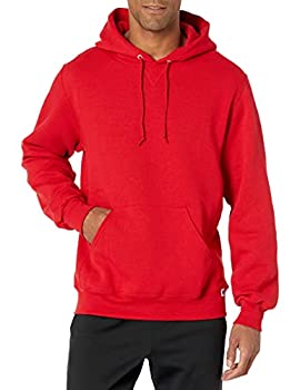 【中古】【インポート品・未当て嵌める】Russell Athletic Men\u0027s Dri Power Pullover Fleece Hoodie, Red, Large パーカー-トップス