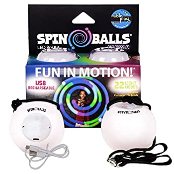 【中古】【インポート品・未当てはめる】[回転運動 どんぶり鉢]Spin-ballS LED Poi Brand Spin-lightS [並行輸入品]