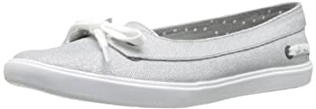 【中古】【輸入品・未使用】Volcom レディース プレイリスト ボートシューズ, シルバー, 6