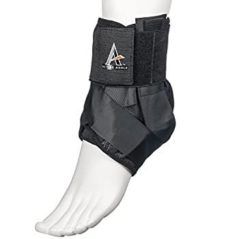 【中古】【輸入品・未使用】Active Ankle AS1 Pro レースアップ アンクルブレース アンクルサポート 靴紐付き 男女兼用 保護 捻挫サポート バレーボール ラグビー バスケッ