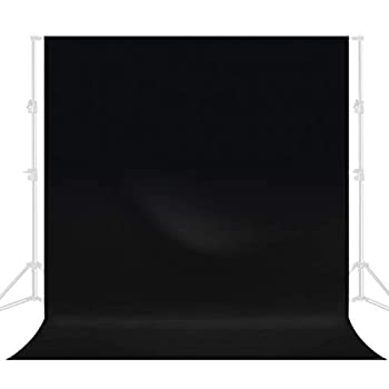 【中古】【輸入品・未使用】LimoStudio写真写真スタジオビデオ5?x 10ftブラックFabricatedバックドロップ背景画面、agg1334|スカイマーケットプラス