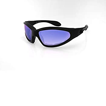 【中古】【輸入品・未使用】Bobster Eyewear GXR001SB GXR Sunglass with Anti-fog Smoked Cyan Mirror Lenses, Black Frame|スカイマーケットプラス
