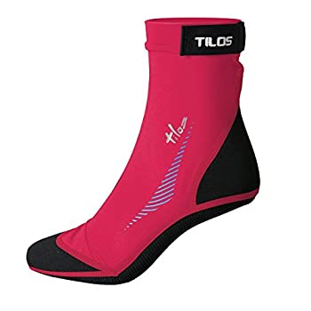 【中古】【輸入品・未使用】Tilos スポーツスキンソックス 大人と子供用 熱い砂や日焼け防止 ウォータースポーツ&ビーチ活動用 (3XS, ピンク)|スカイマーケットプラス
