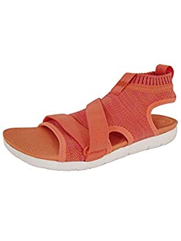 【中古】【輸入品・未使用】FitFlop レディース Uberknit バックストラップ サンダル シューズ, コーラル/フクシア, 5