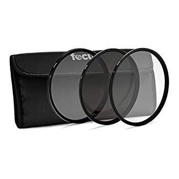 【中古】【輸入品・未使用】Focus Camera 49mm 3ピースフィルターキット UV 円偏光 ニュートラルデン付き