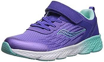 【中古】【輸入品・未使用】Saucony ガールズ Wind A/C スニーカー, パープル, 11.5 Wide Big Kid