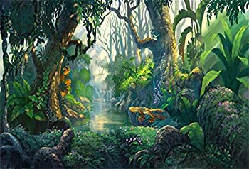 【中古】【輸入品・未使用】Yeele 9x6フィート フェアリーテイル背景 写真撮影用 ファンタジーフェアリーランド トロピカルバージンフォレスト ジャングルサンライト フラワ